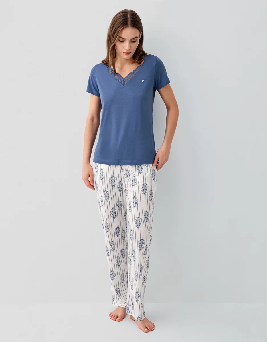 Pierre Cardin 9214-S Kadın Kısa Kol Pijama Takımı