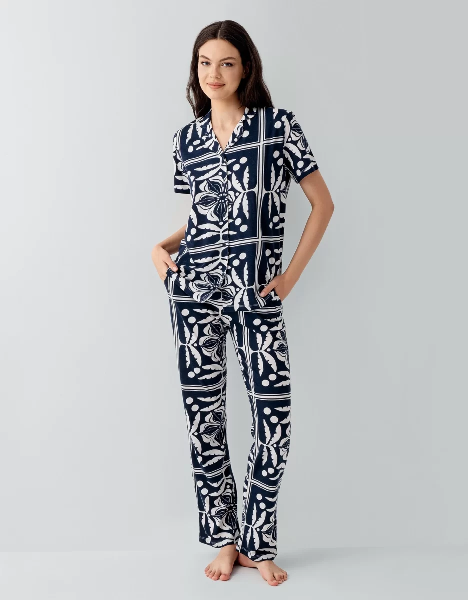 Arnetta 3567-S Kadın Gömlek Pijama Takım