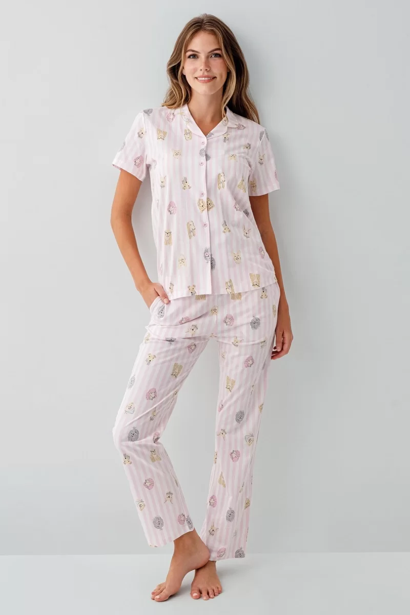 RolyPoly 3809-S Kadın Gömlek Pijama Takım