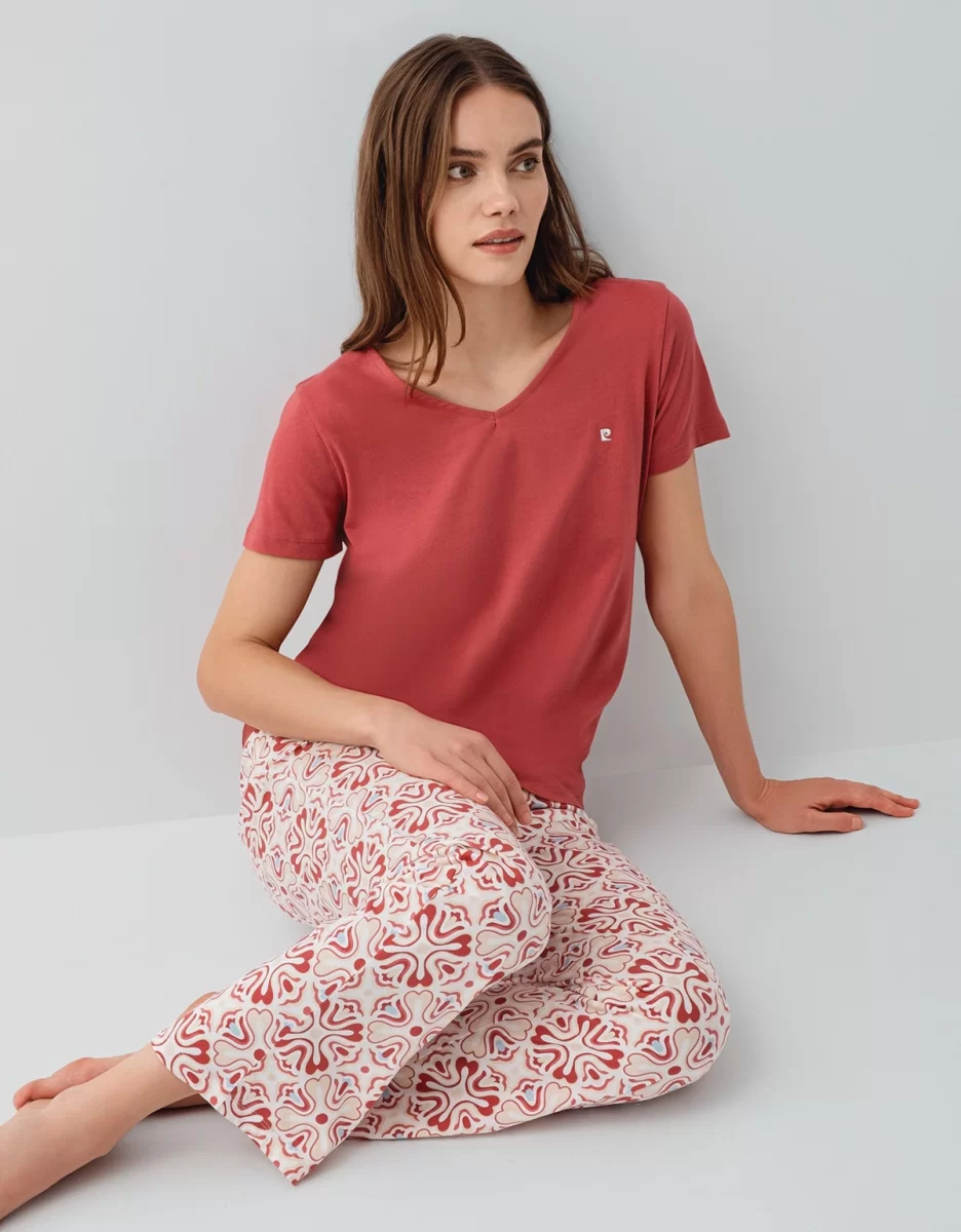 Pierre Cardin 9195-X Kadın Kısa Kol Pijama Takımı