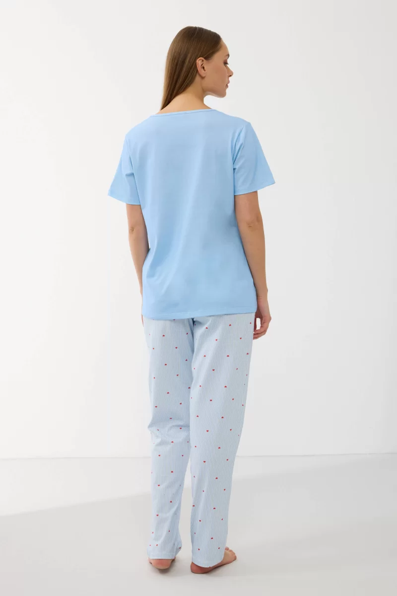 Anıl 11733  Kadın T-Shirt Ve Pantalon Takım