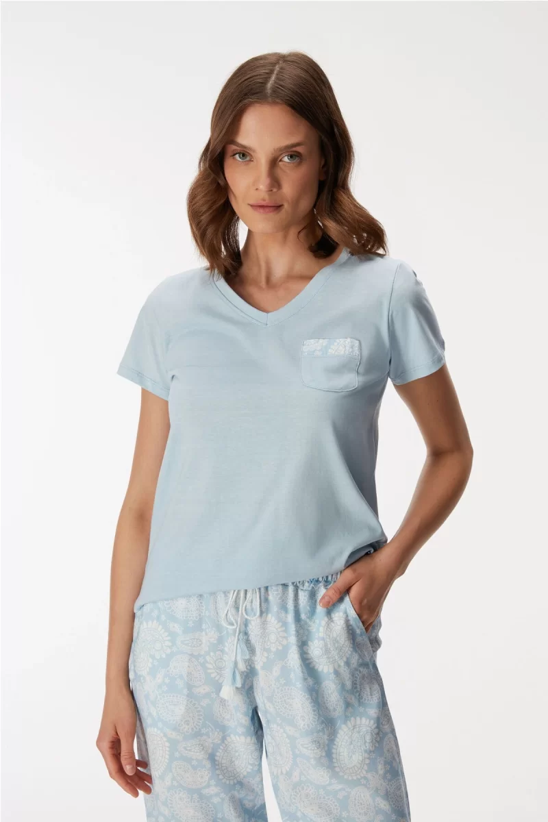 Anıl 11351 Kadın T-Shirt Ve Pantalon Takım