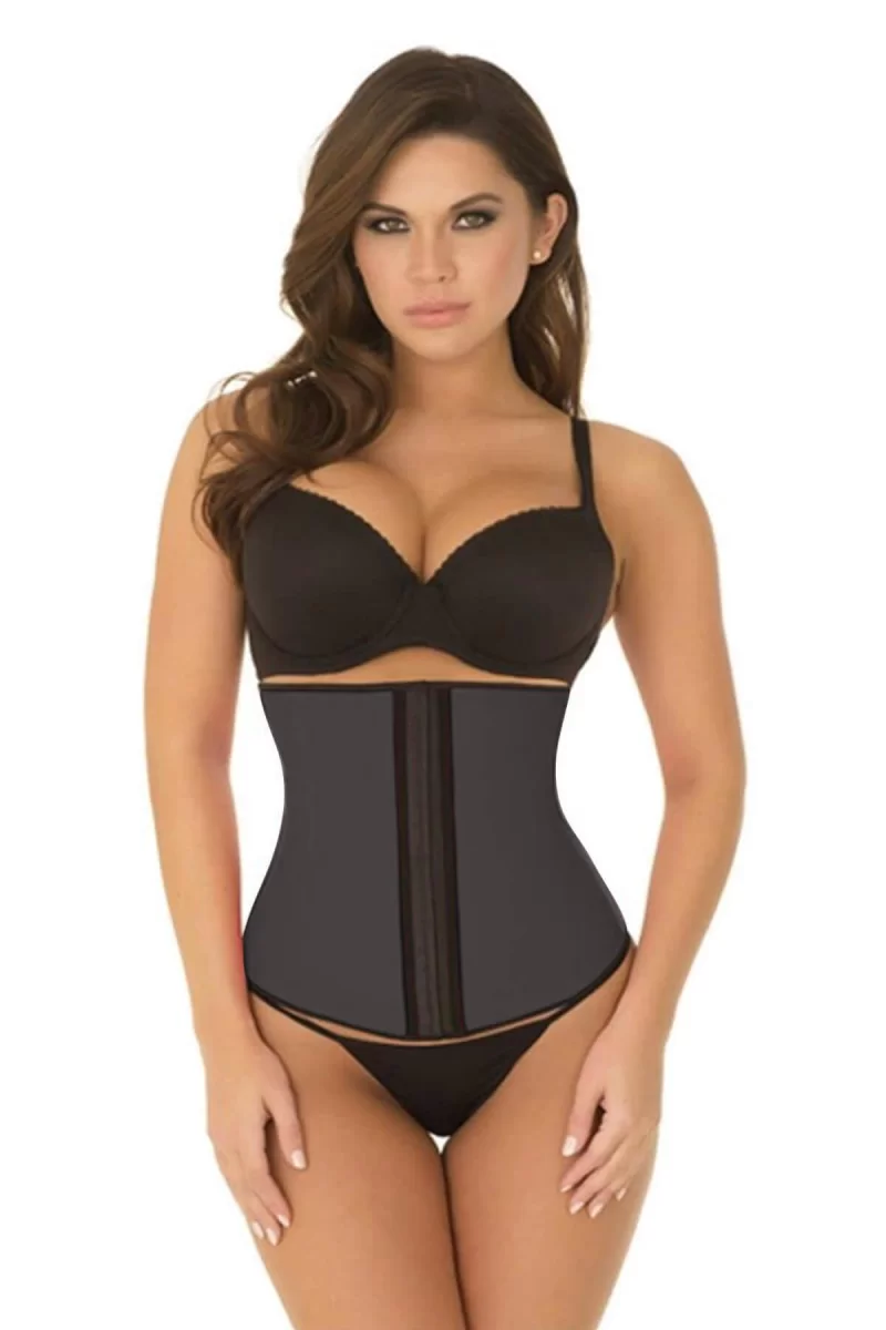 Gri MI 9161 Terletici Agraflı Bel Korse