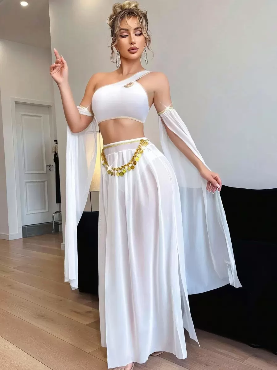 Özel Tasarım Beyaz Harem Kostümü