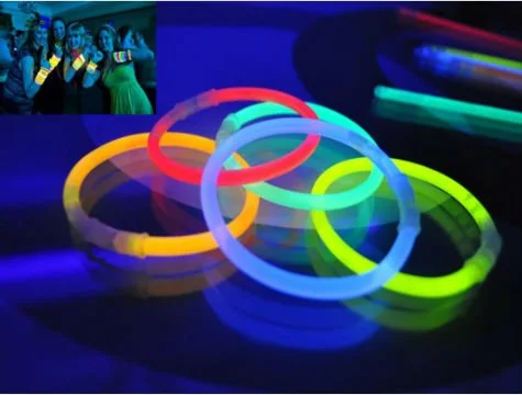 10 Adet Glow Stick Bracelet Fosforlu Kırılan Çubuk Bileklik