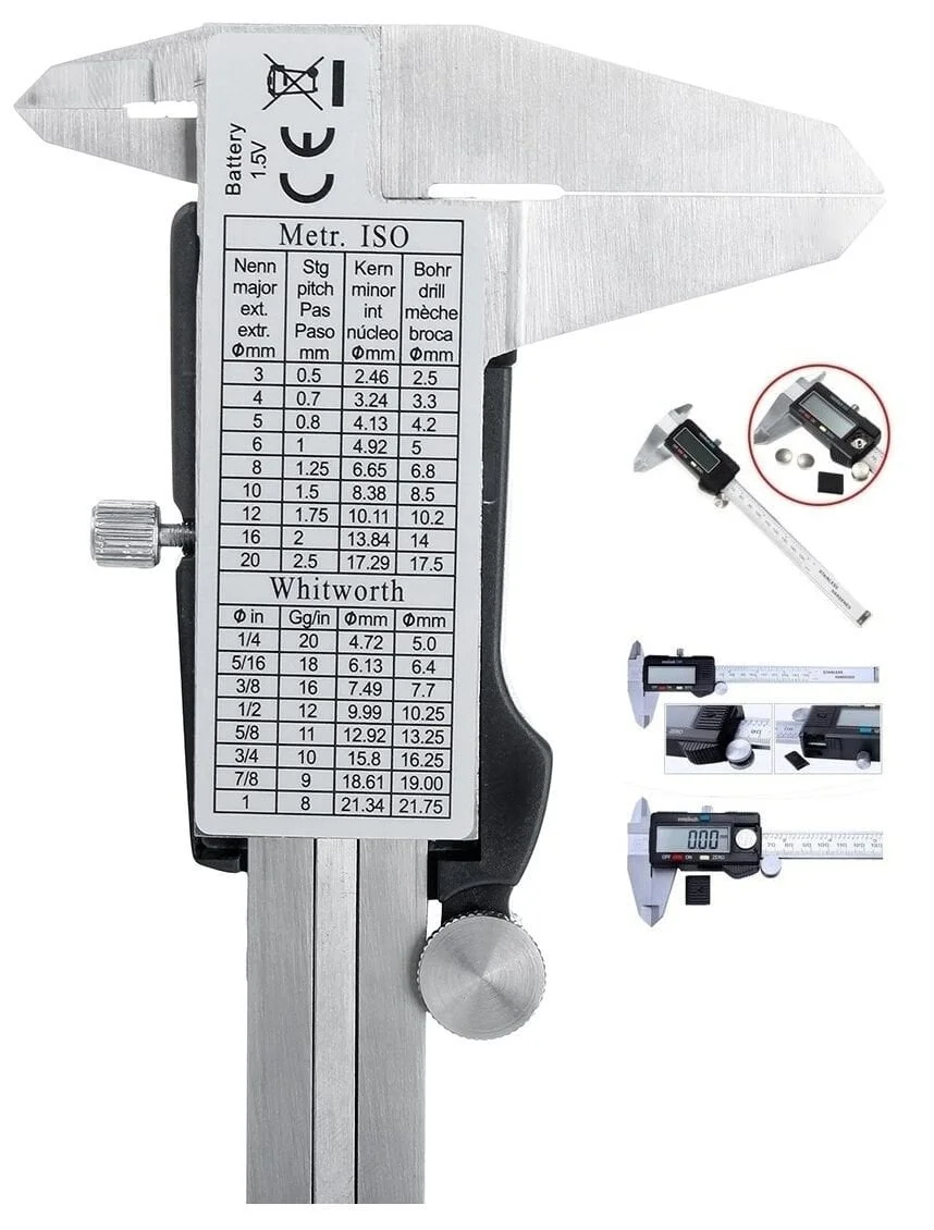 Kumpas - Dijital Kumpas 0,01 mm - 150mm 6inc