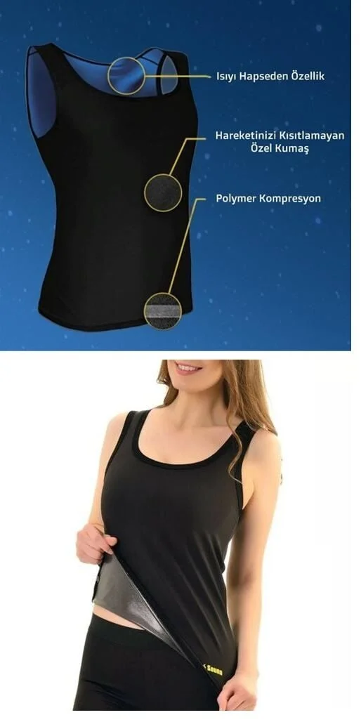Termal Sauna Erkek Unisex Atlet ( S ) Neotex Terletme Atleti