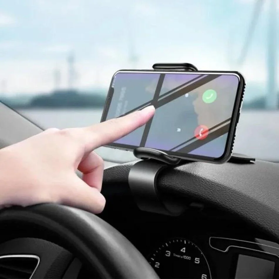 Telefon Tutucu Araç İçi Telefon Tutucu Klipsli 360c Dönüş