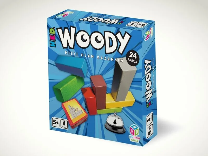 Woody Ahşap 3 Boyutlu Geometrik Zeka Oyunu